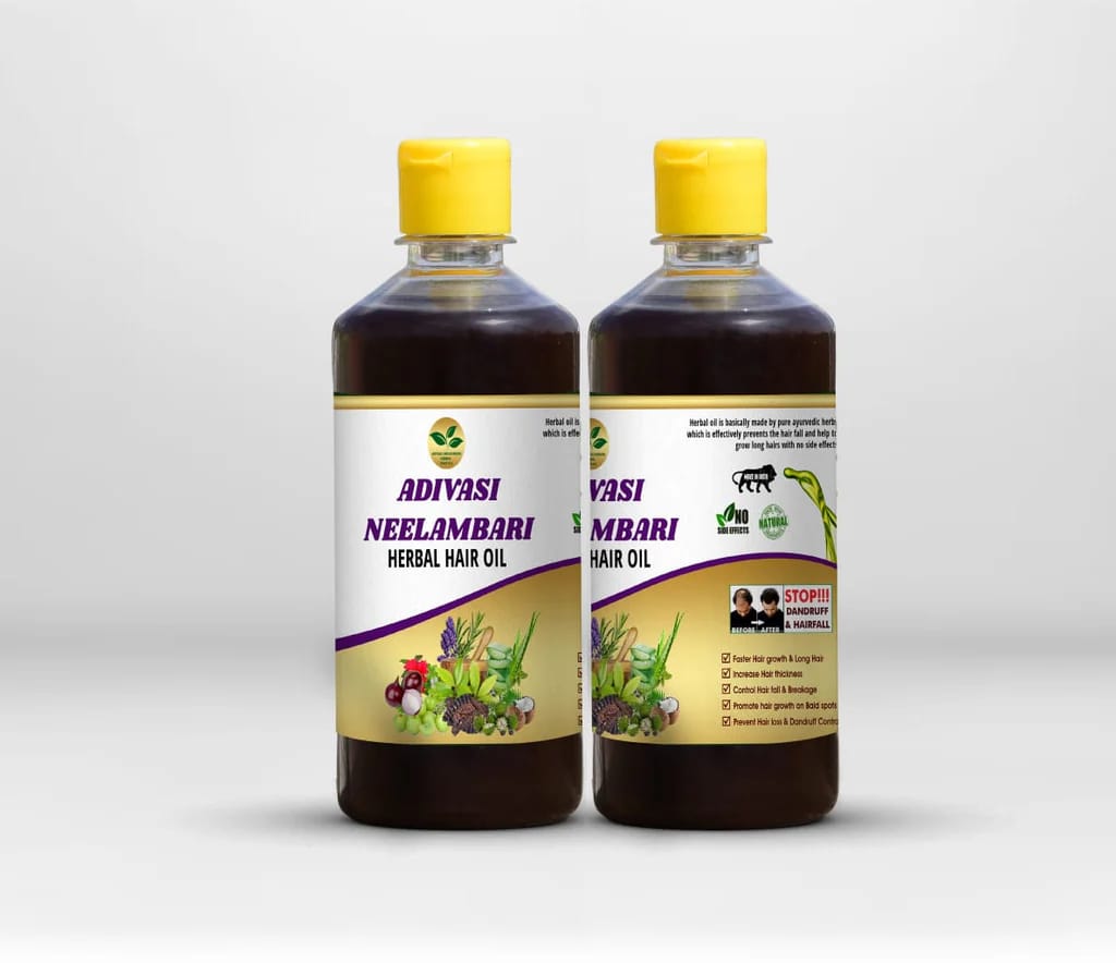 Adivasi Neelambari Herbal Hair Oil 100ML PACK OF 2