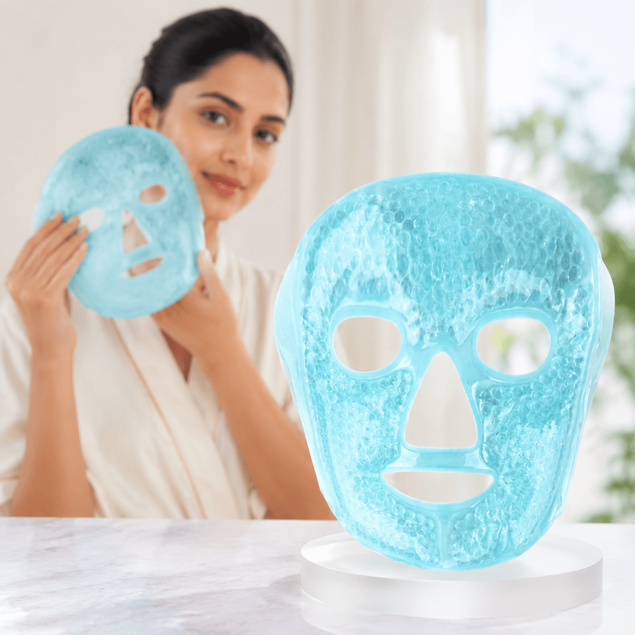 Hanglow ICE Face Mask Cold Face Eye Masks Cooling Face Mask