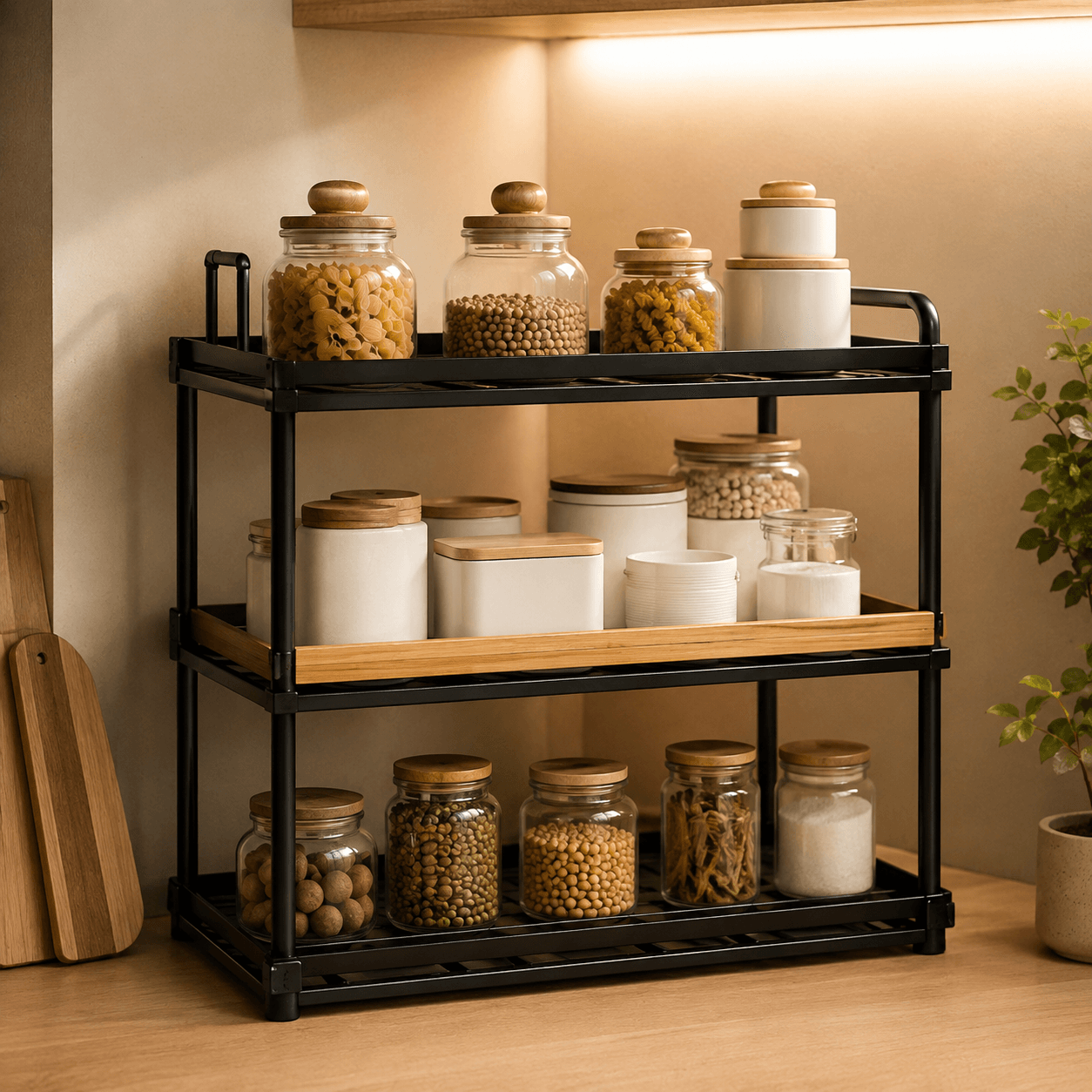 Under-Sink Storage Rack