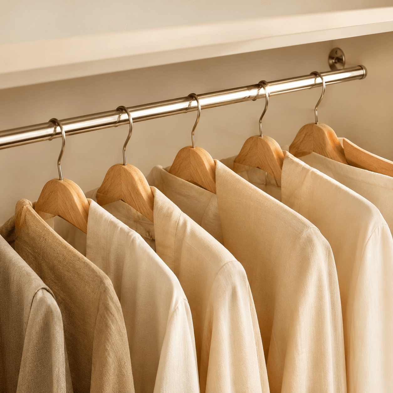 Space-Saving Wardrobe Divider