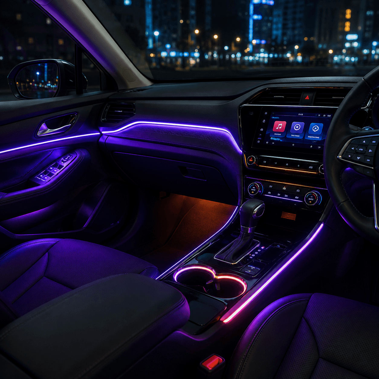 Ambient LED Car Interior Lights