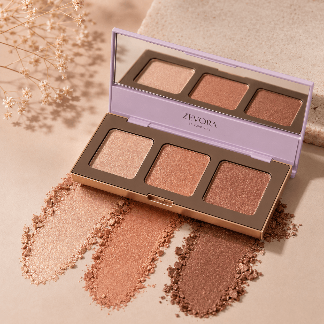 ZEVORA Radiant Glow Highlighter Palette