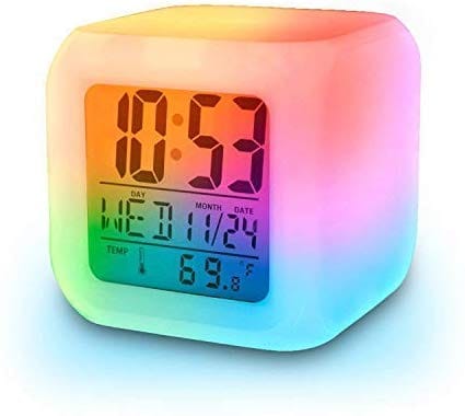7 Color Changing Clock
