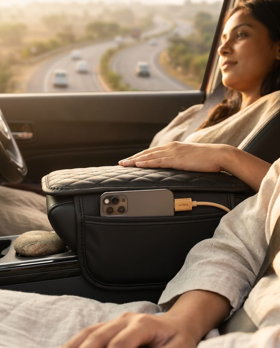 Sustain Your Journey with Bamboo-Finish Rapid Charging