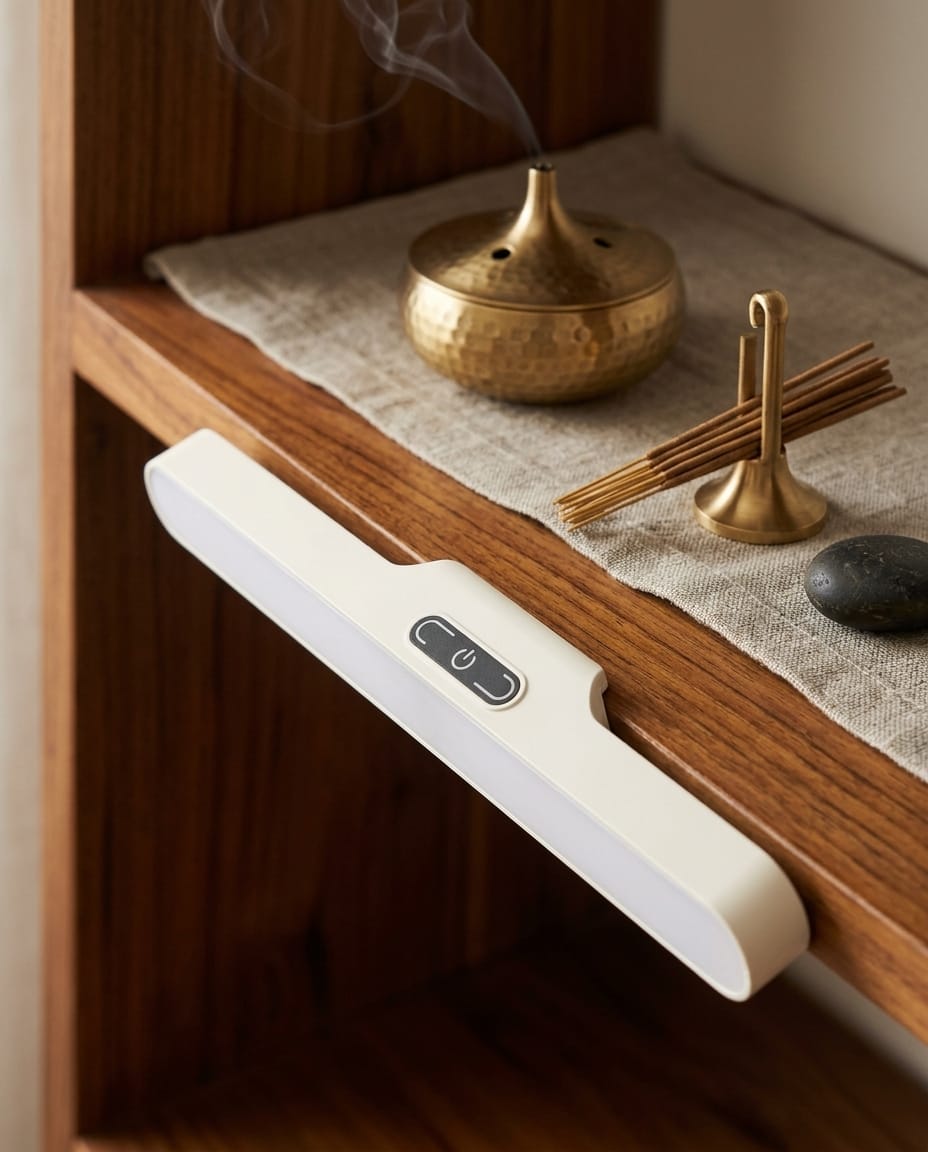 The Sculptural Brass Incense Burner for Intentional Living