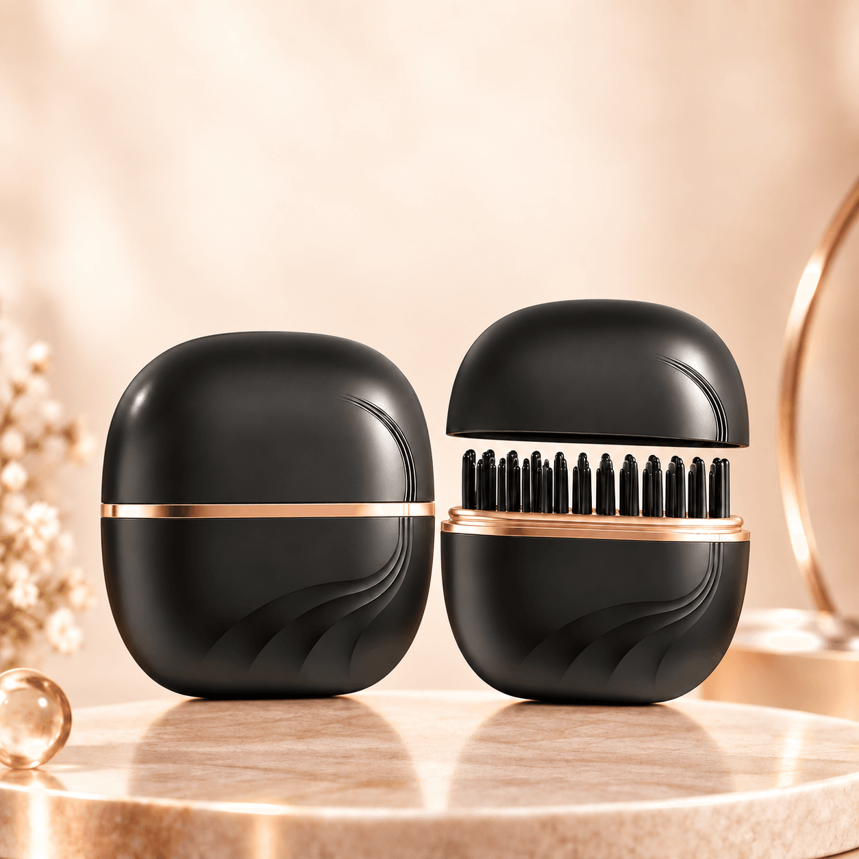 Hanglow-Straight Hair Comb Wireless Portable Straight Hair Comb